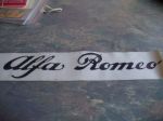 SCRITTE ALFA ROMEO